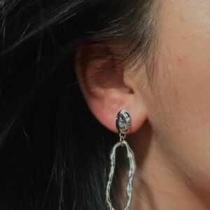 Elegant Silver Drop Earrings